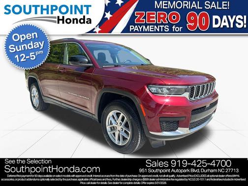 Velvet Red Pearlcoat 2022 Jeep Grand Cherokee L Laredo