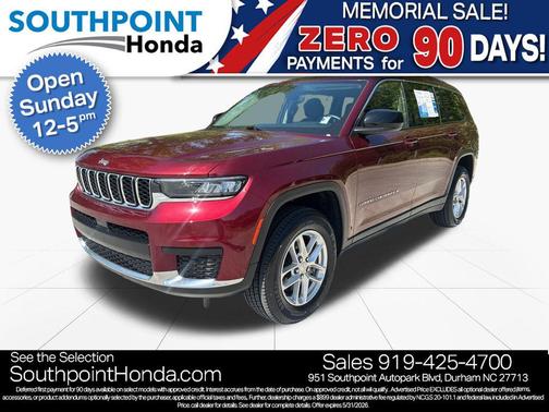 Velvet Red Pearlcoat 2022 Jeep Grand Cherokee L Laredo