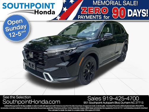 Crystal Black Pearl 2024 Honda CR-V Hybrid Sport Touring AWD