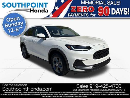 Platinum White Pearl 2026 Honda HR-V LX
