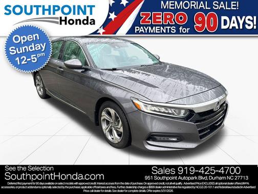 Modern Steel Metallic 2018 Honda Accord EX