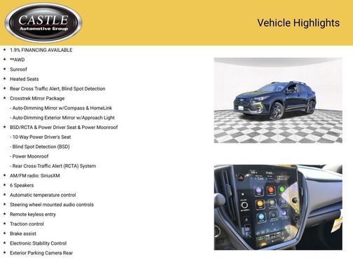 2025 Subaru Crosstrek Sport
