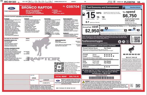 2023 Ford Bronco Raptor