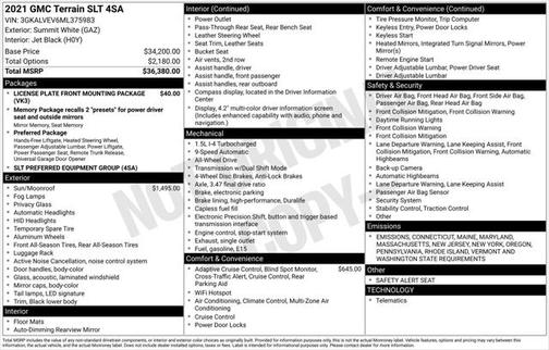 2021 GMC Terrain SLT