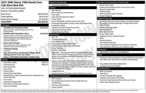 2021 GMC Sierra 1500 Denali