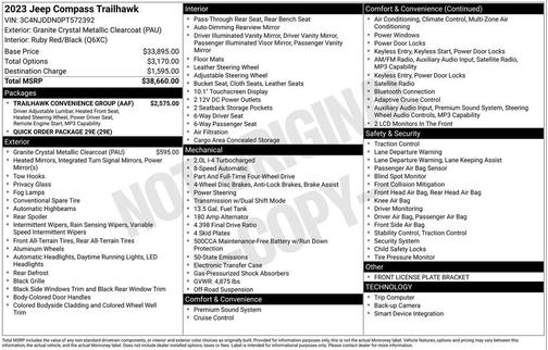 2023 Jeep Compass Trailhawk
