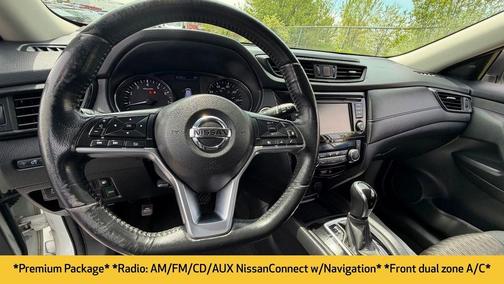 Pearl White 2018 Nissan Rogue SV