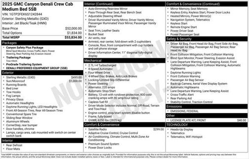 2025 GMC Canyon Denali