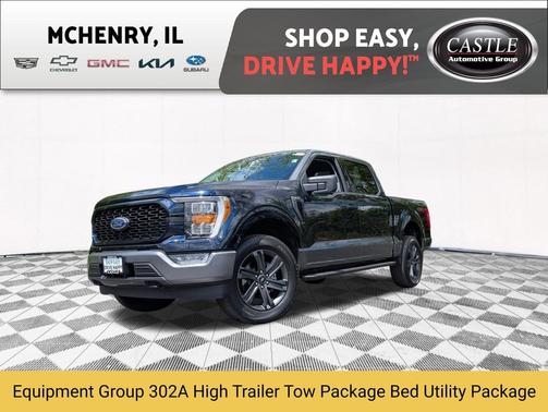 Antimatter Blue Metallic 2023 Ford F-150 XLT