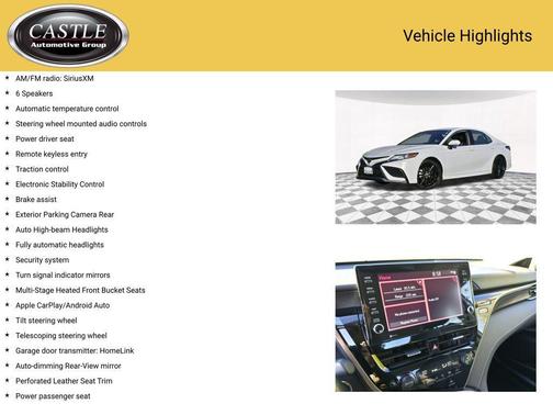 2023 Toyota Camry XSE
