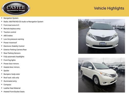 2017 Toyota Sienna XLE Premium