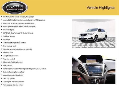 2019 Acura MDX 3.5L w/Technology Package