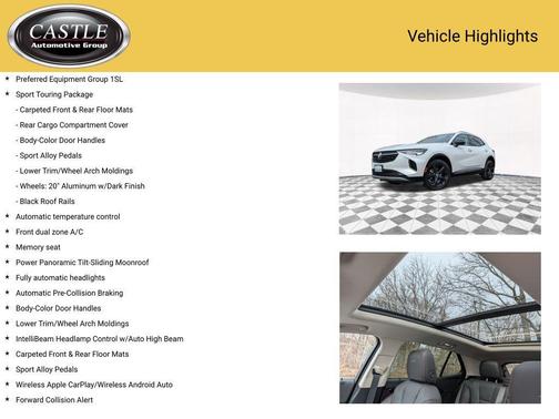 White Frost Tricoat 2023 Buick Envision Essence AWD