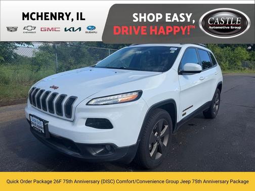 Bright White Clearcoat 2017 Jeep Cherokee Latitude