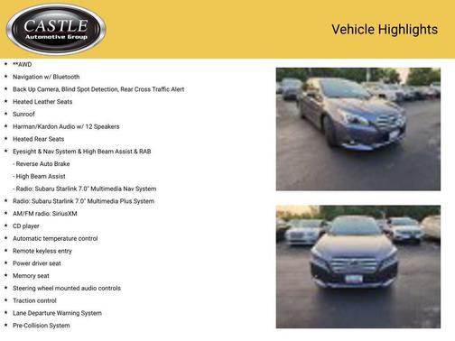 2017 Subaru Legacy Limited