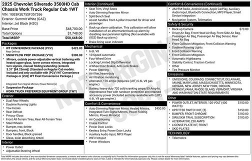 2025 Chevrolet Silverado 3500 WT