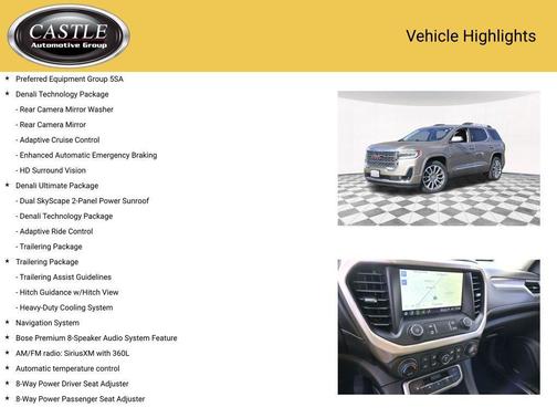 2023 GMC Acadia Denali