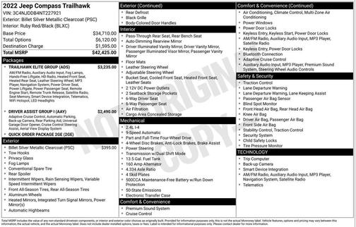 2022 Jeep Compass Trailhawk