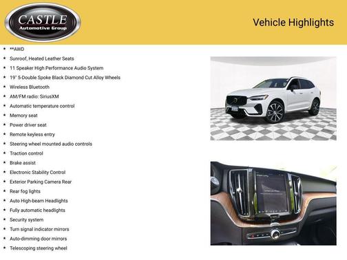 2023 Volvo XC60 Recharge Plug-In Hybrid T8 Plus Dark Theme