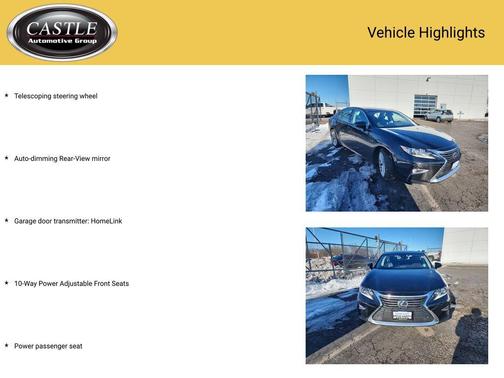 2018 Lexus ES 350 Base