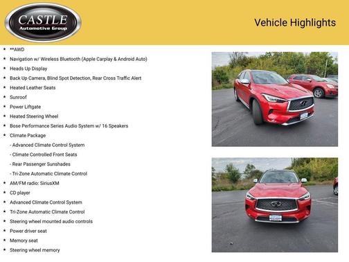 2021 INFINITI QX50 SENSORY AWD