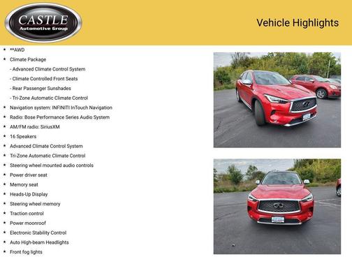 2021 INFINITI QX50 SENSORY AWD