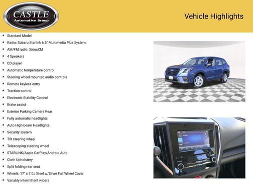 2022 Subaru Forester Base