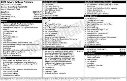 2025 Subaru Outback Premium