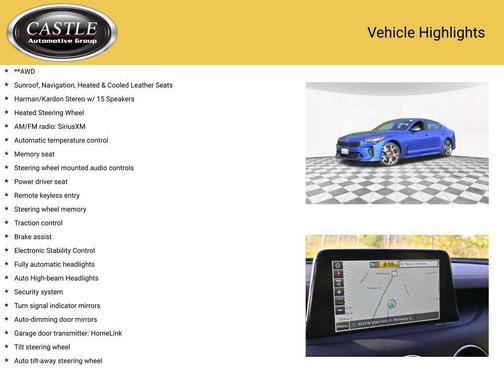 2019 Kia Stinger GT1