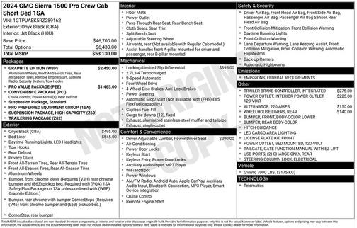 2024 GMC Sierra 1500 Pro
