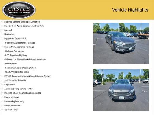 2019 Ford Fusion SE