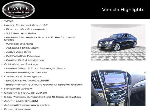 2017 Cadillac ATS 2.0L Turbo Luxury