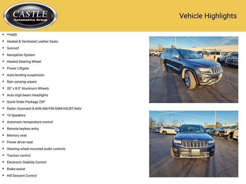 2014 Jeep Grand Cherokee Overland