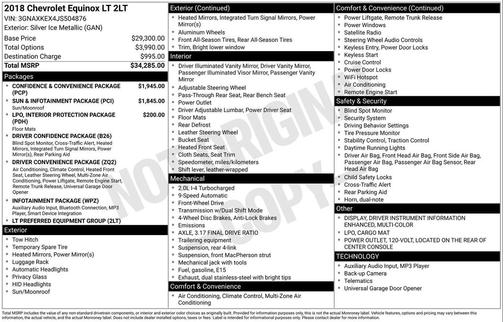 2018 Chevrolet Equinox 2LT
