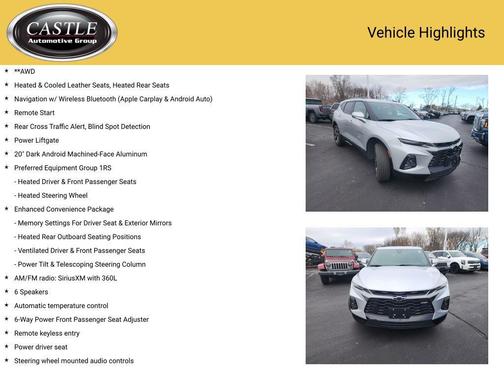 2022 Chevrolet Blazer RS