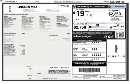 2014 Lincoln MKX Base