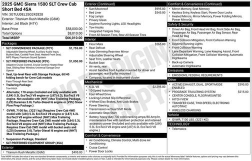 2025 GMC Sierra 1500 SLT