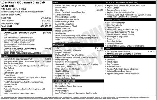 2019 RAM 1500 Laramie
