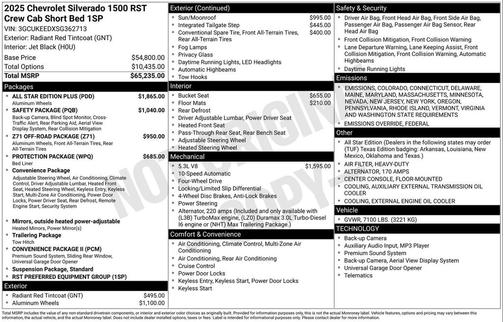 2025 Chevrolet Silverado 1500 RST