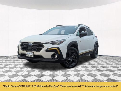 Crystal White Pearl 2024 Subaru Crosstrek Sport