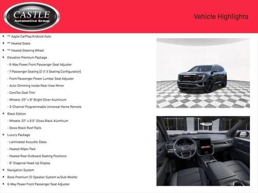 2025 GMC Acadia FWD Elevation