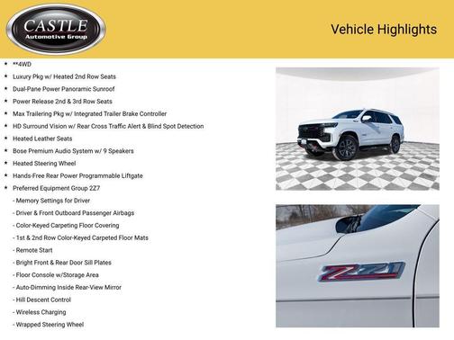 2023 Chevrolet Tahoe 4WD Z71