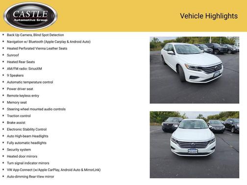 2020 Volkswagen Passat 2.0T SE