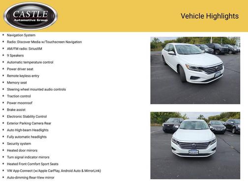 2020 Volkswagen Passat 2.0T SE
