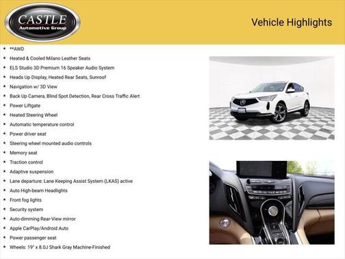 2024 Acura RDX Advance Package