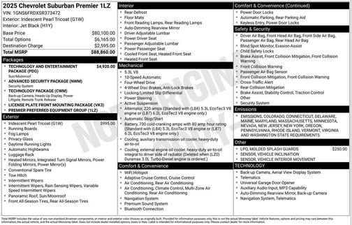 2025 Chevrolet Suburban Premier