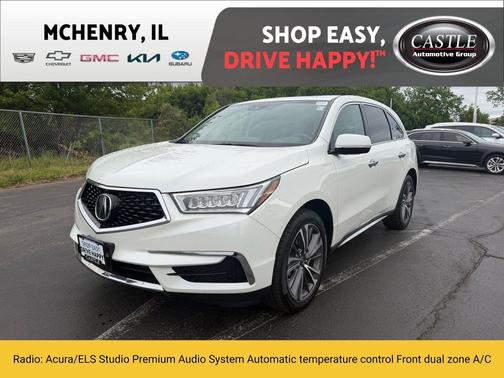 White Diamond Pearl 2019 Acura MDX 3.5L w/Technology Package