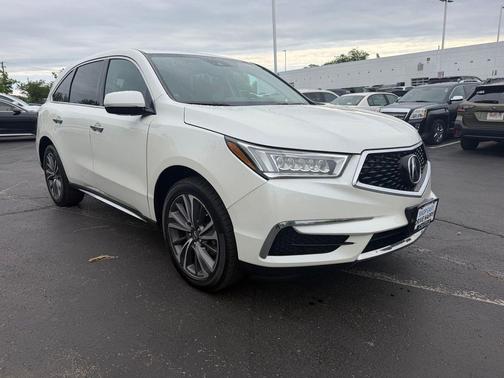 White Diamond Pearl 2019 Acura MDX 3.5L w/Technology Package