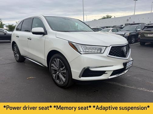 White Diamond Pearl 2019 Acura MDX 3.5L w/Technology Package
