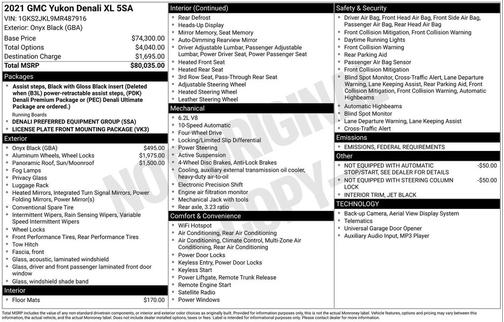 2021 GMC Yukon XL Denali